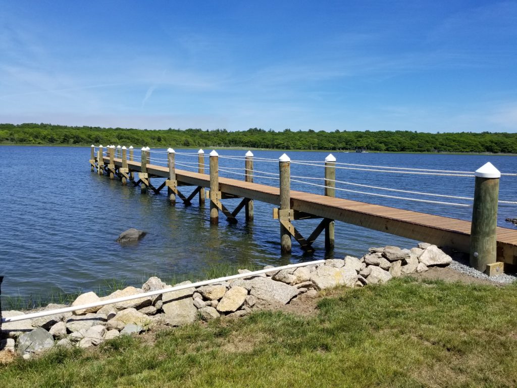 New residential dock - Marion MA
