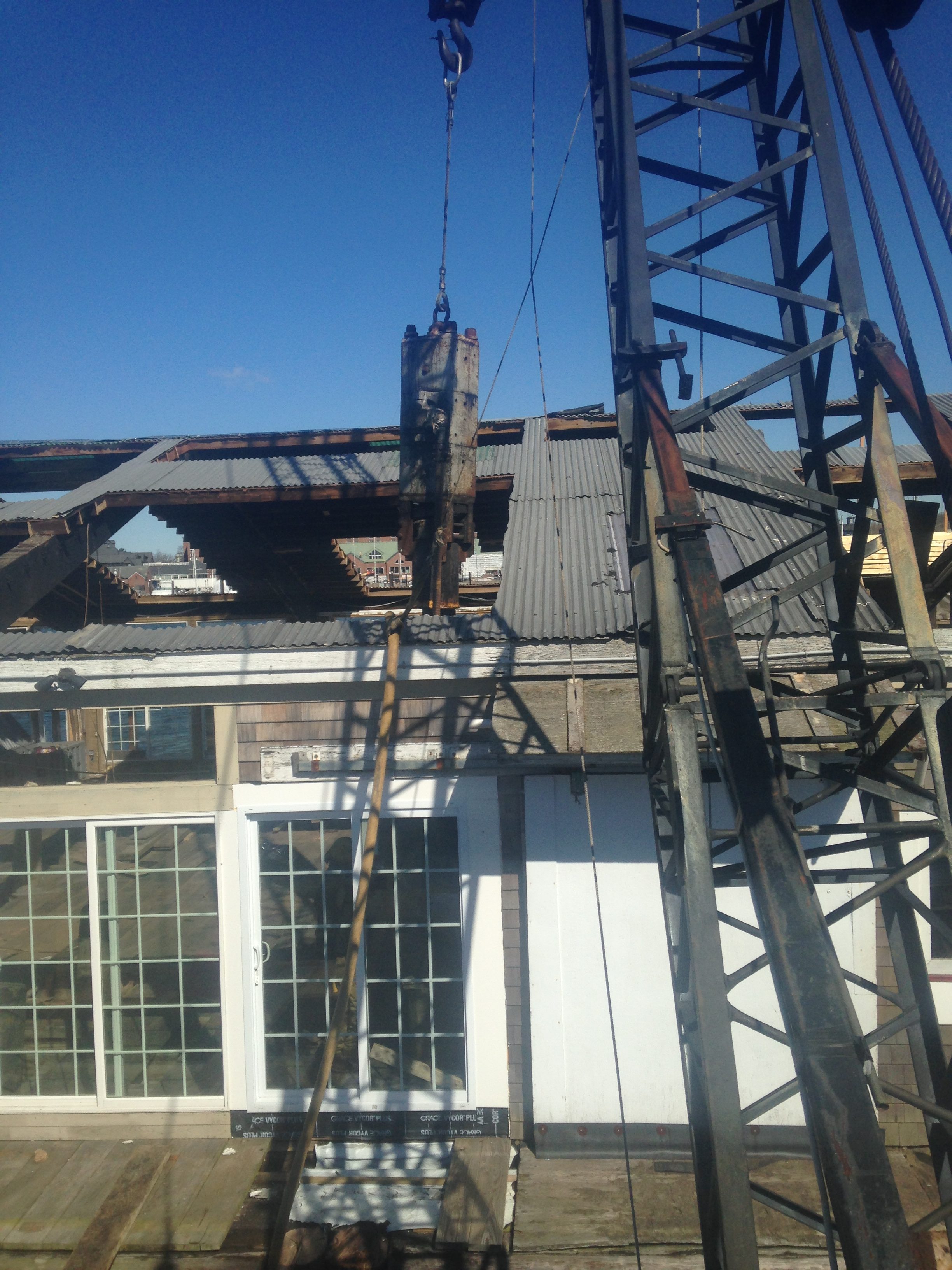 Reinforce piling foundation - Newport RI